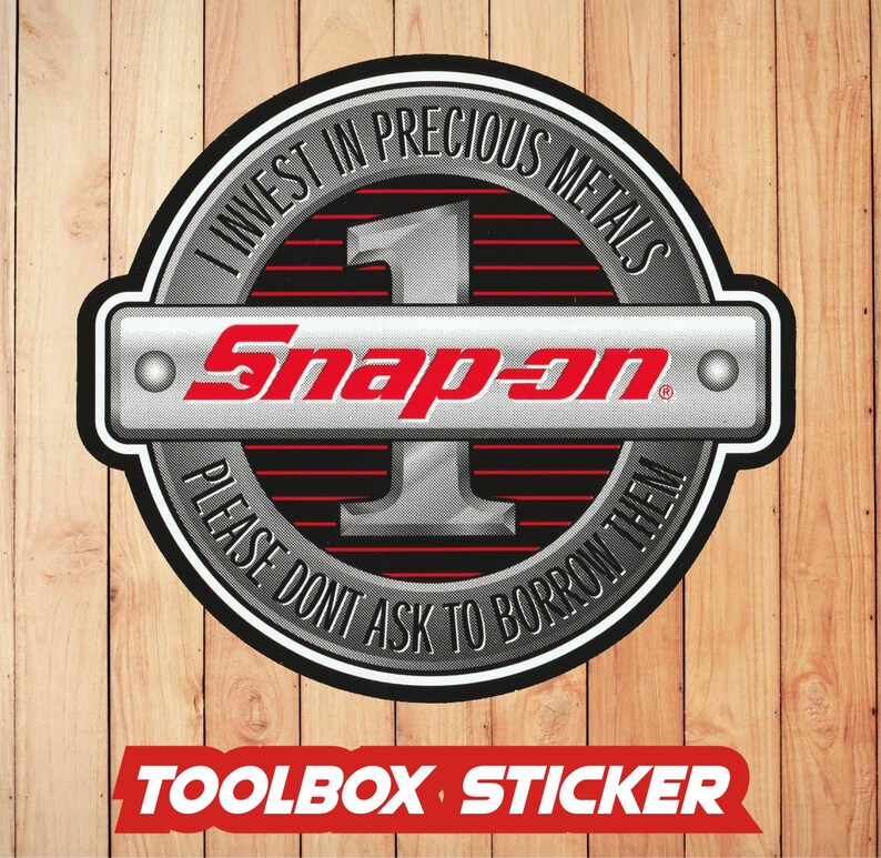 Snap on Tool Box Sticker Various Designs Etsy