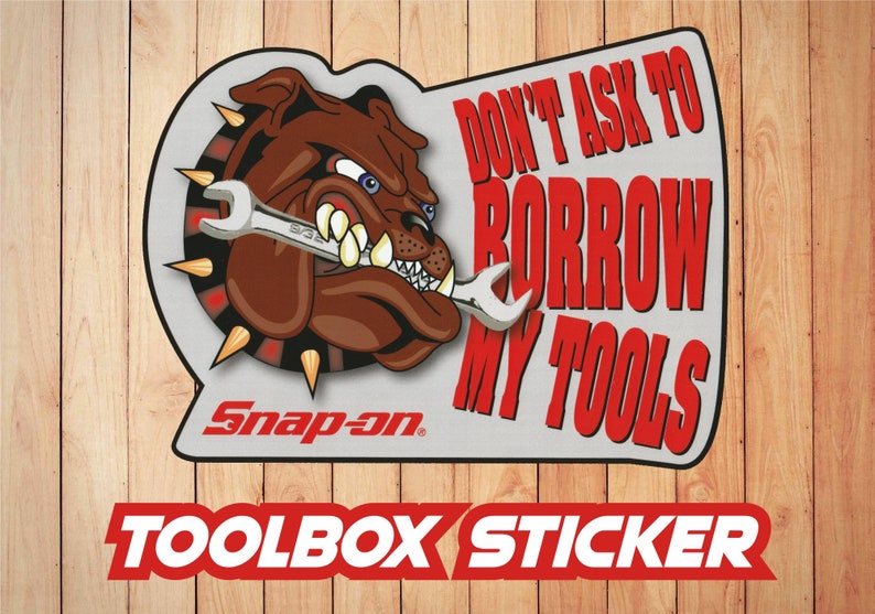 Snap on Tool Box Sticker Various Designs Etsy