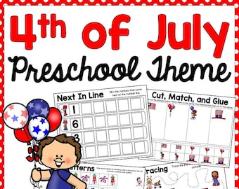 4. Juli Vorschul-Thema