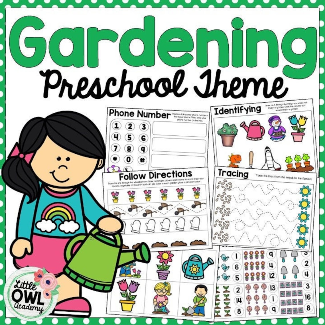 Gardening Preschool Theme Etsy