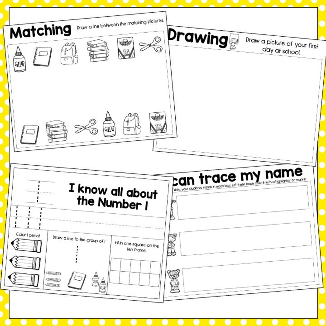 Back to School Preschool Theme - Etsy