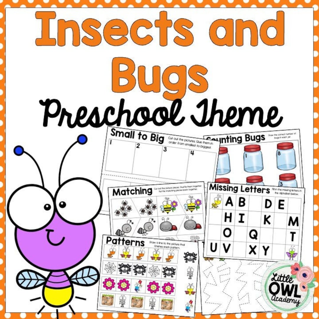 Insects and Bugs Preschool Theme