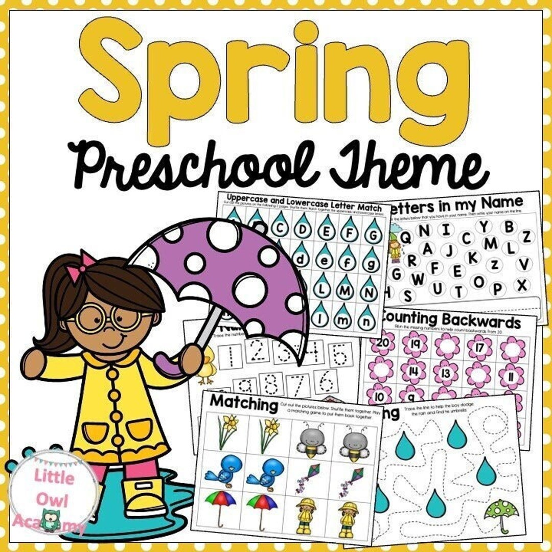 Spring Preschool Theme - Etsy