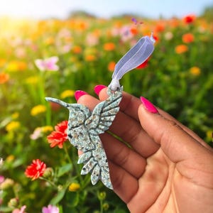 Cremation Hummingbird Memorial Ornament (ASH SHIPPING REQUIRED)