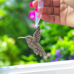 Cremation Hummingbird Memorial Ornament (ASH SHIPPING REQUIRED)