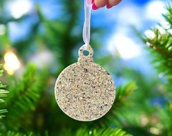 Large Cremation Circle Ornament (ASH SHIPPING REQUIRED)pet ash