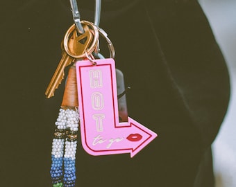 Hot to go neon sign acrylic keychain- Chappell Roan collection