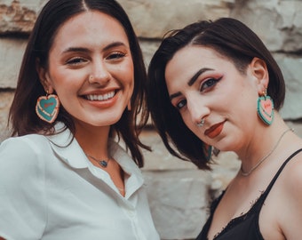 Kink is Karma heart cake acrylic earrings- Chappell Roan collection