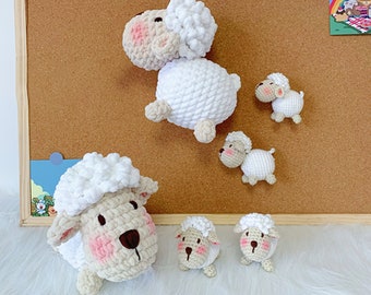 Mini Crochet Animals Cute Sheep — CROCHET PDF PATTERNS