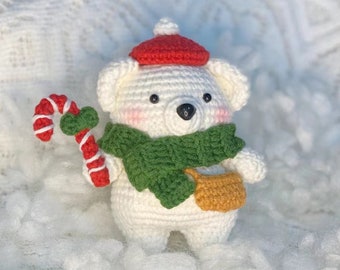 Mini Bear crochet pattern Amigurumi small Animal crochet doll toy bear crochet pdf patterns