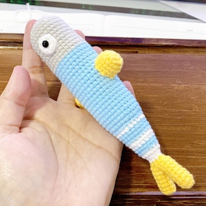 Mini animals Fish Crochet Pattern Amigurumi Small Whales Crochet Toy Keychain Bagcharm —— Crochet PDF Patterns