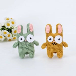 Mini Crochet Animals Cute Little Monsters Key Chain— CROCHET PDF PATTERNS