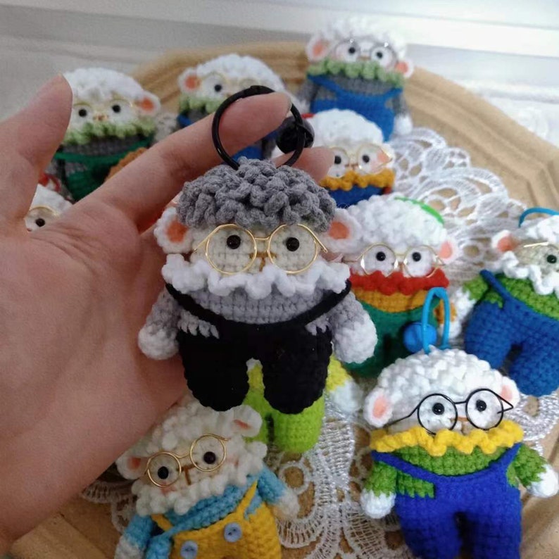 Mini sheep crochet pattern Amigurumi small sheep crochet toy sheep crochet pdf pattern image 3