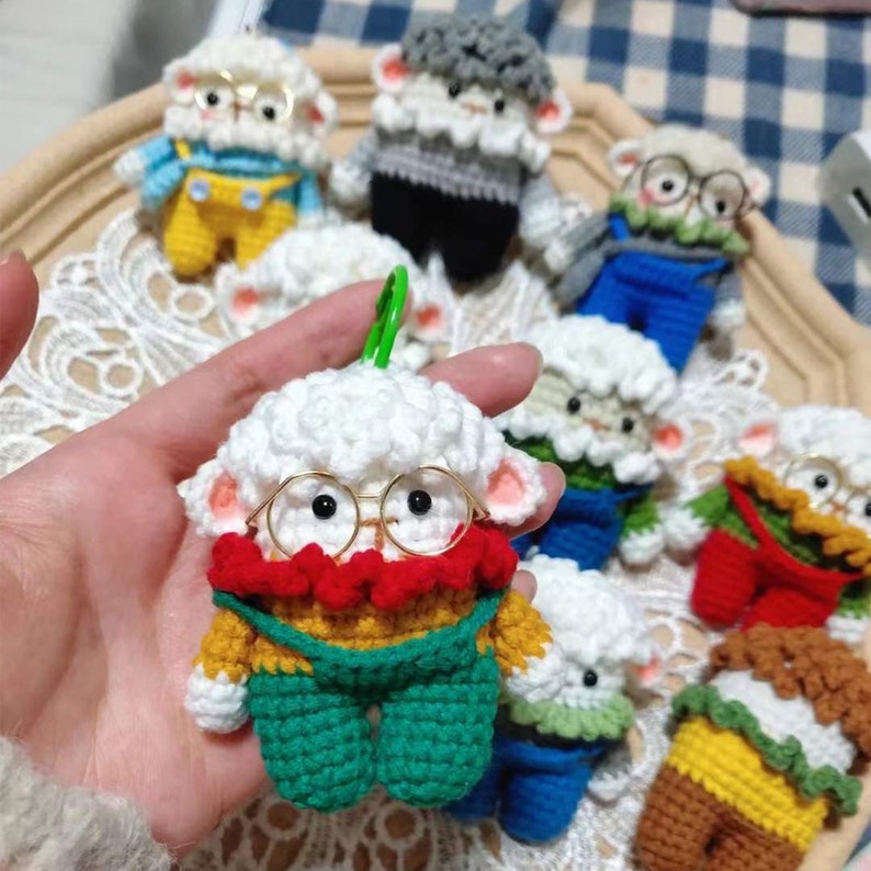Mini sheep crochet pattern Amigurumi small sheep crochet toy sheep crochet pdf pattern image 7