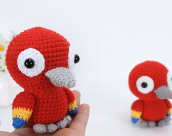 Mini Animals Bird Crochet Pattern Amigurumi small Birds Crochet Toy Keychain Crochet PDF Patterns