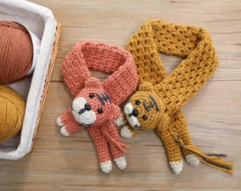 Animals Tiger Scarf Crochet Pattern Amigurumi Patterns Gift for Kids - Crochet pdf pattern