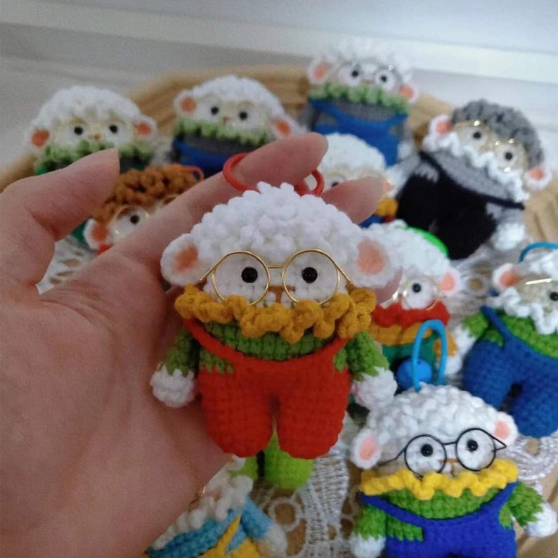 Mini sheep crochet pattern Amigurumi small sheep crochet toy sheep crochet pdf pattern image 5