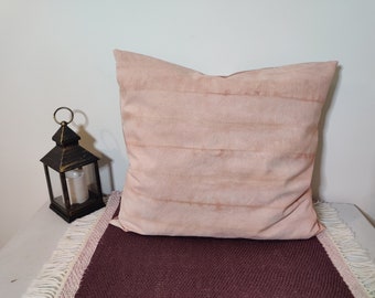 Naturally Hand Dyed Cushion with Shibori pattern for Home Decor - Tie Dye