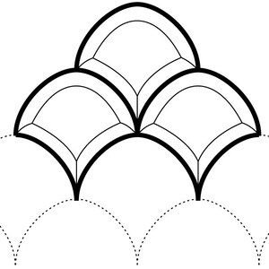 HG356 6&quot; X 5-1/2&quot; (3) Pieces Clear Bevel Cluster Design