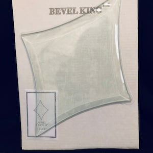 JS22CL 7-1/2&quot; X 10&quot; (1) Pieces Clear Bevel Cluster Design