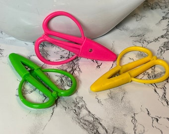 Best Scissors for Knitting & Crochet | Mini-Scissors with Sheath | Attached Cap | Scissors With Sheath | Mother's Day Gift | Super Snips