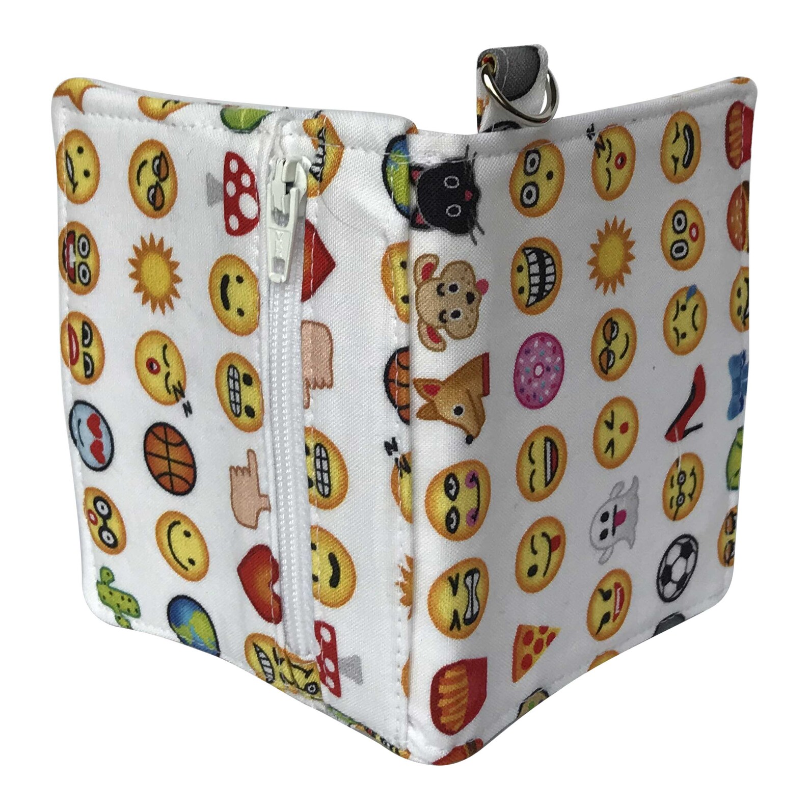 Emoji Wallet / Smiley Face Wallet / Fabric Wallet / Etsy