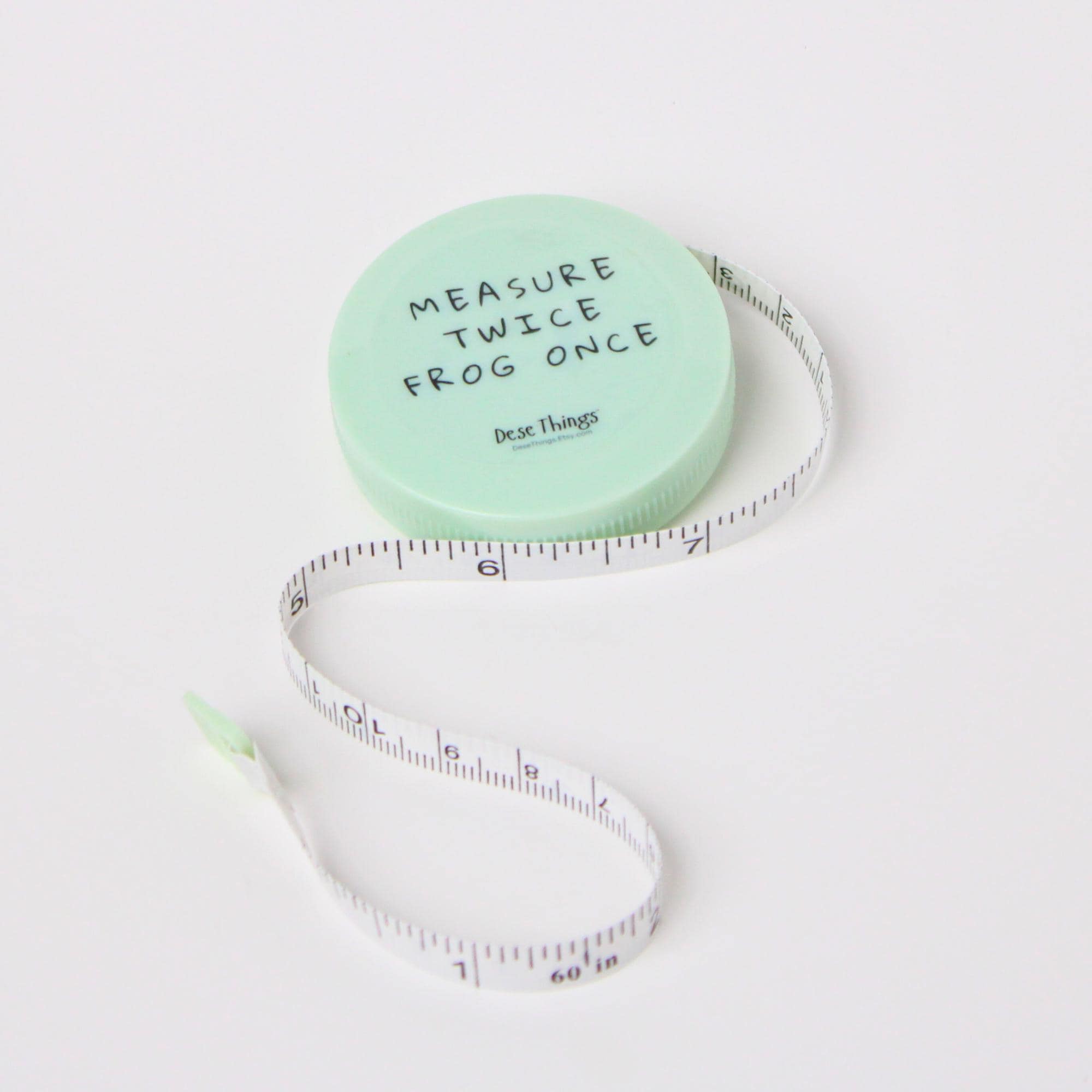 Funny Retractable Measuring Tape: Knitting Crochet Tool Gift - Etsy