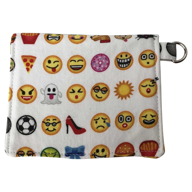 Emoji Wallet / Smiley Face Wallet / Fabric Wallet / Etsy