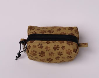Large Dog Poop Bag Holder - Clip On - Holds 2 Waste Bag Rolls | Pet Lover Gift