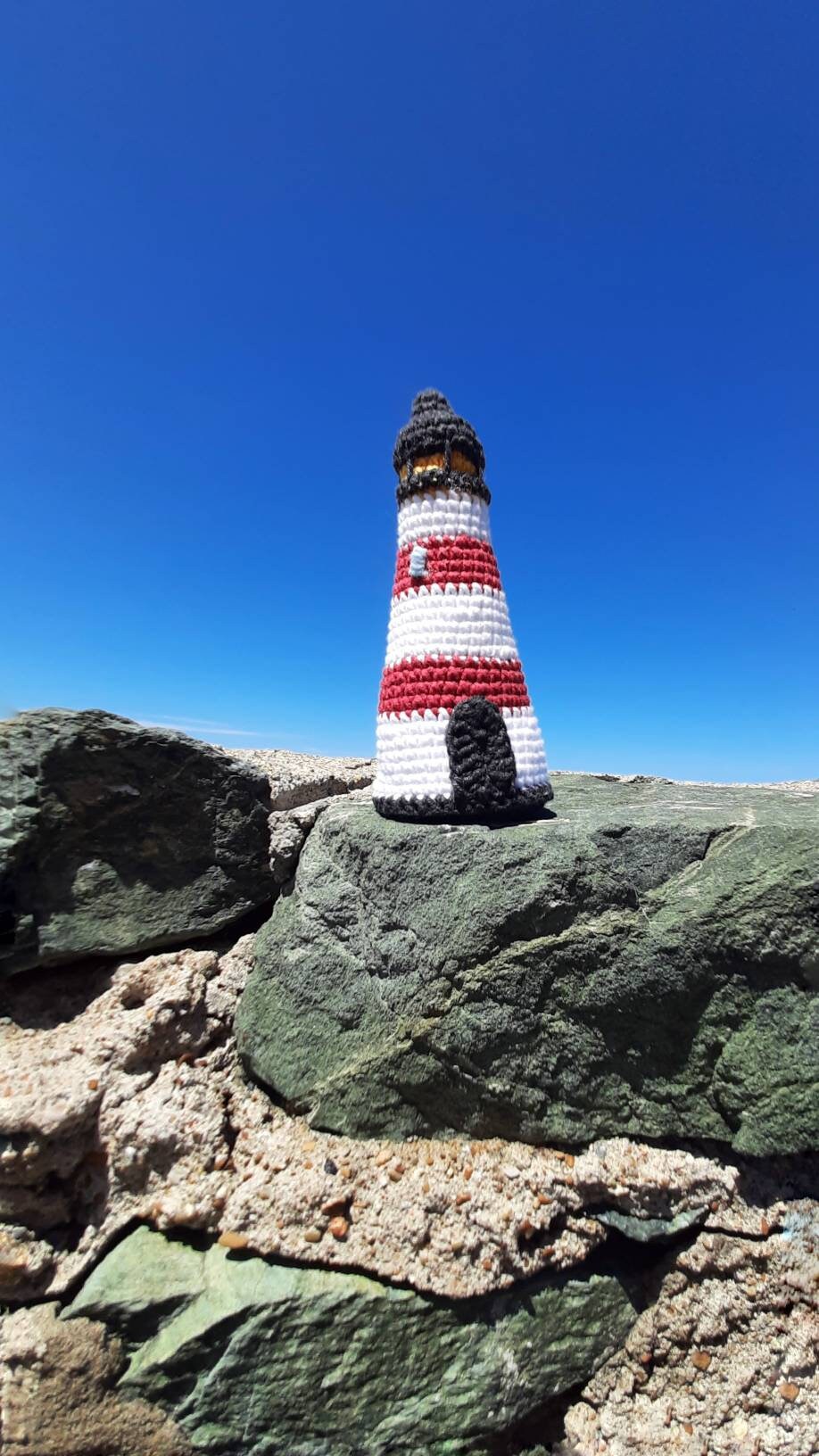 Pdf crochet lighthouse pattern / written pattern crochet beach Etsy