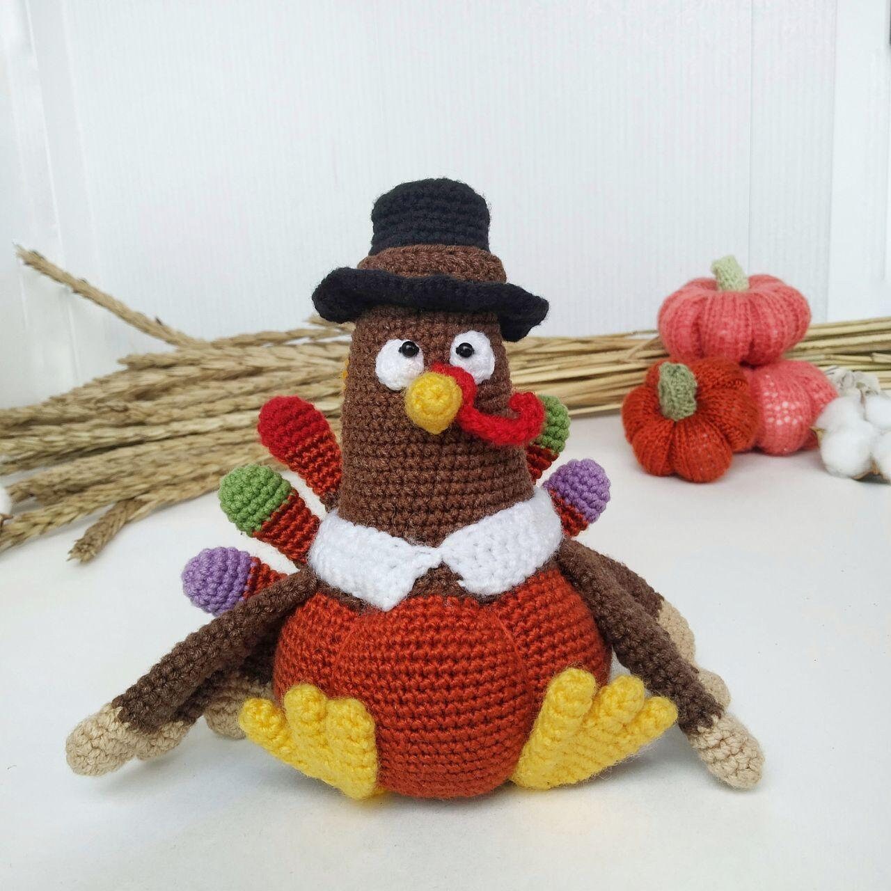 Amigurumi Turkey crochet pattern / Crochet turkey bird pattern Etsy