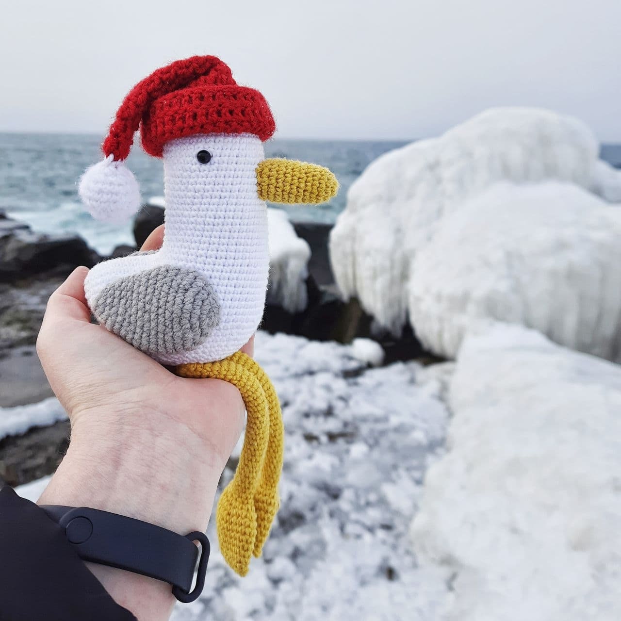 Amigurumi seagull crochet pattern DIY scraps the sea gull bird Etsy