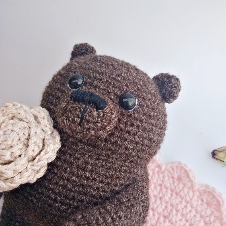 Teddy bear Amigurumi easy crochet pattern PDFzoomigurumi cute forest bear easy tutorial with easter bunny hair