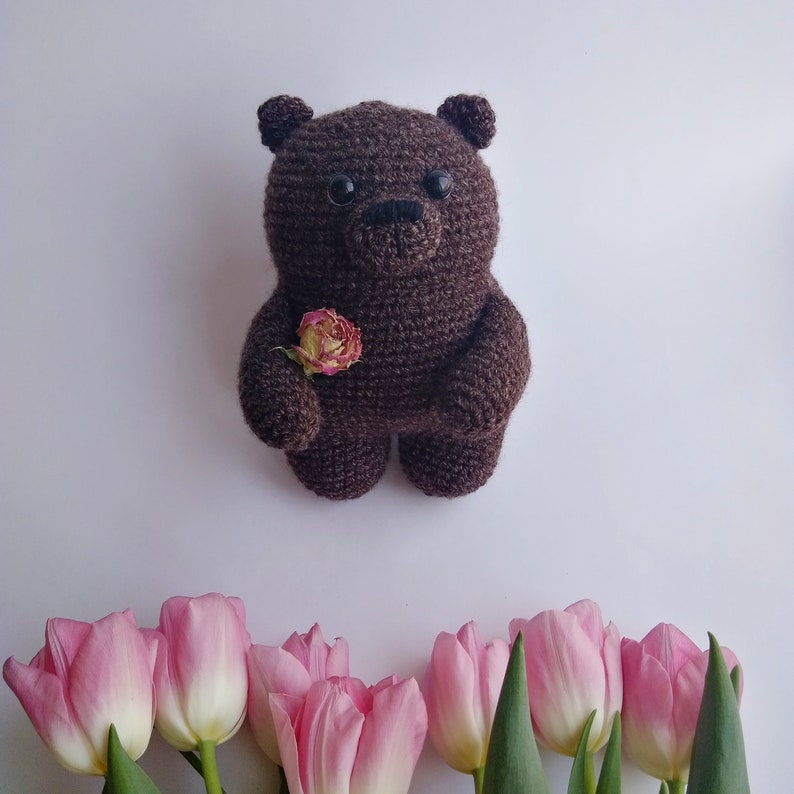 Teddy bear Amigurumi easy crochet pattern PDFzoomigurumi cute forest bear easy tutorial with easter bunny hair