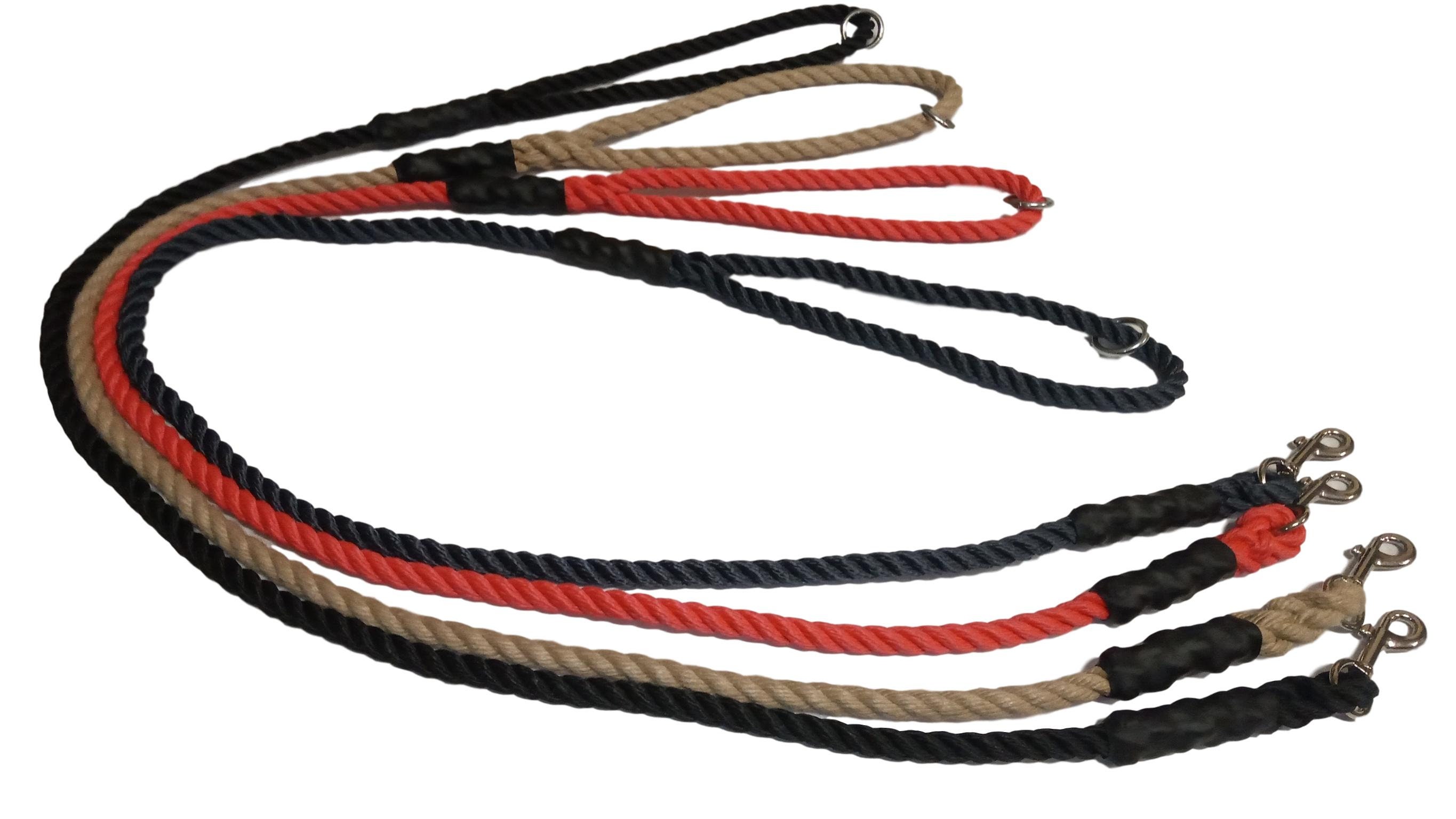 Handmade Rope Dog Lead 12mm Diameter Heavy Duty Choose Colour and