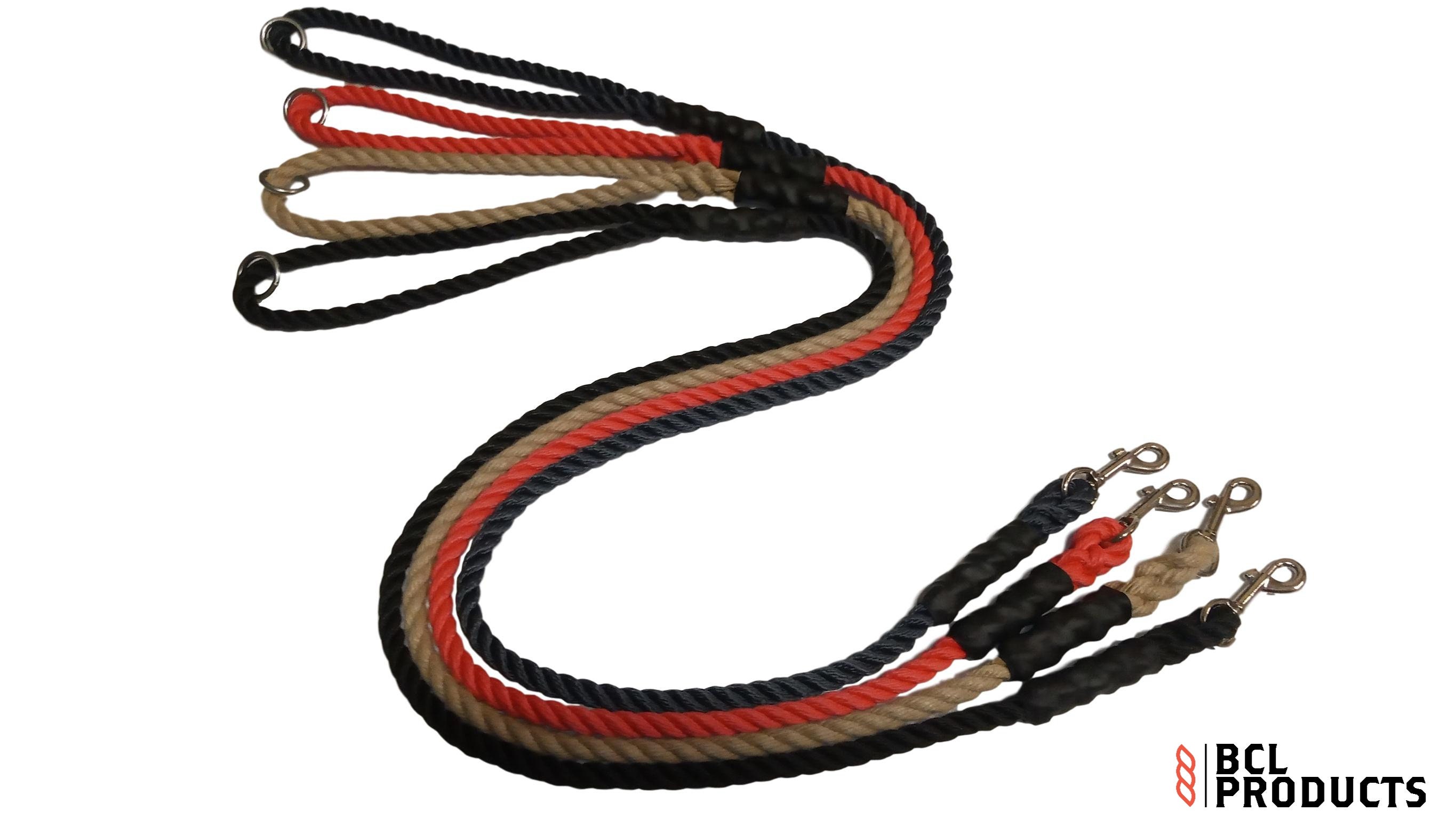 Handmade Rope Dog Lead 12mm Diameter Heavy Duty Choose Colour and