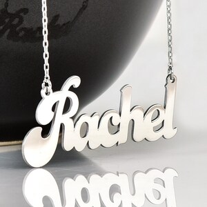 Name Necklace in Sterling Silver • Custom Name Necklace in Gold, Rose Gold • Personalized Gift for Her • CHRISTMAS GIFTS •