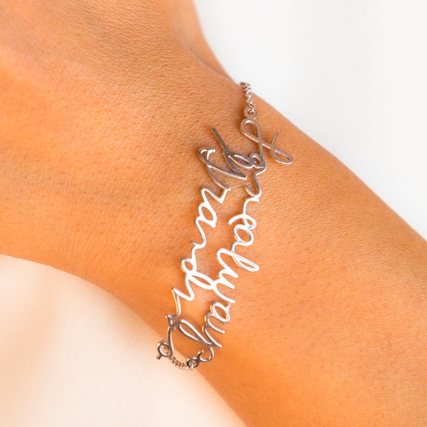 Handwriting Bracelet Etsy