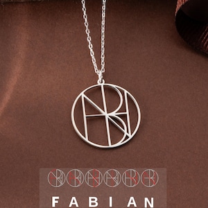 Naamketting aangepast logo, ketting gepersonaliseerd logo naam, zilveren handgemaakte ketting, ketting gepersonaliseerd bedrijfslogo, cadeau voor moeder