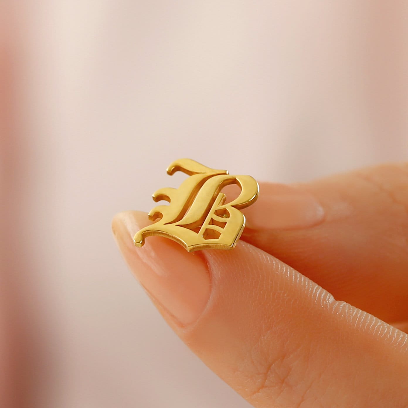 Dainty Initial Earrings. Initial Earrings. Custom Name Etsy