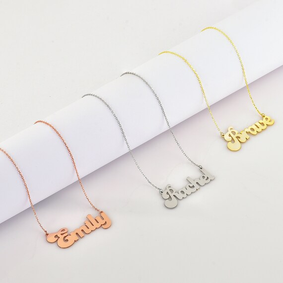 Stainless Steel Name Necklace Name 