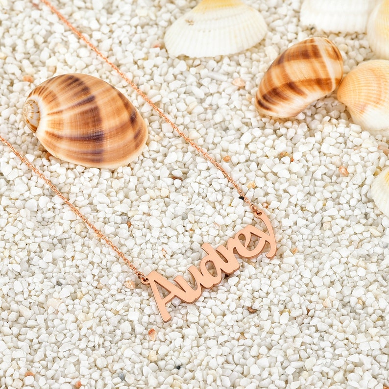 Personalized Name Necklace Customized Your Name Jewelry Etsy