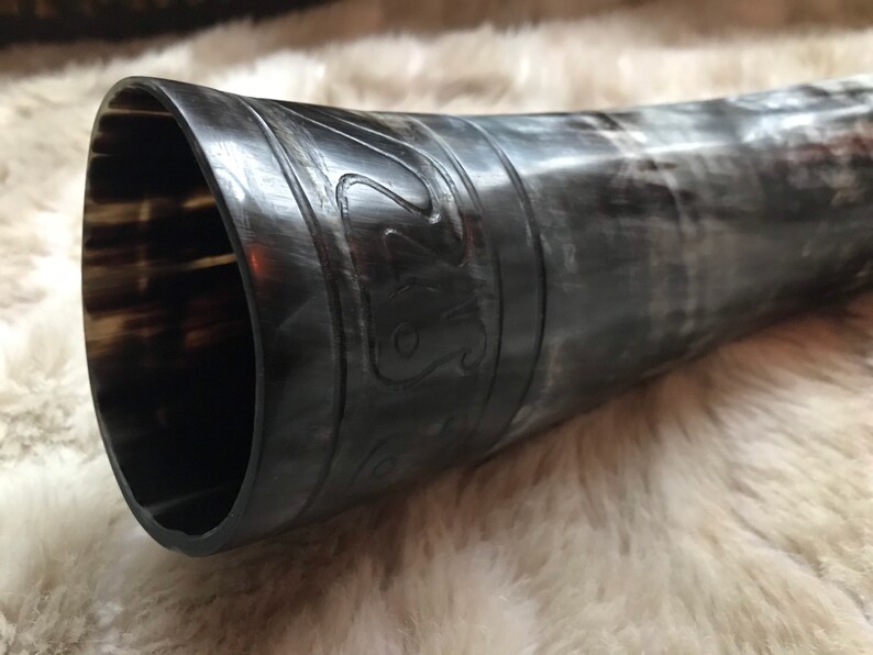 Cuerno De Guerra Pagano N rdico Con J rmungandr Con Etsy