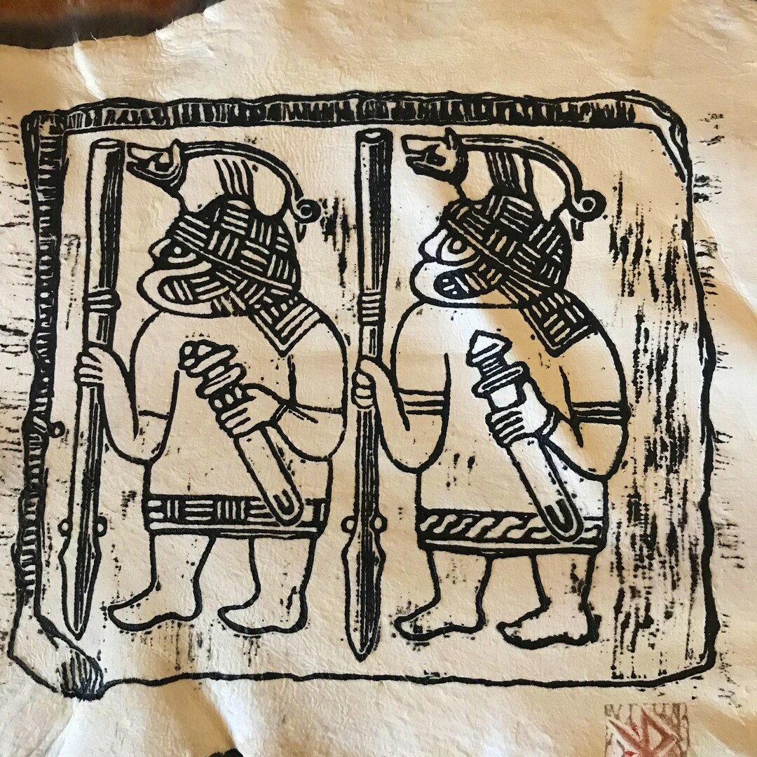 Torslunda Plate Ritual Rabbit Hide Pagan Alter Cloth - Etsy