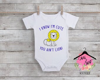 Hear Me Roar Cute Gift inspired Cute Baby clothes Rasta Baby Gift