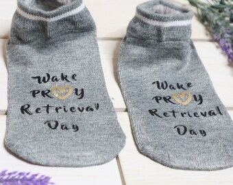 Ivf gift- IVF socks- Transfer days socks- Fertility socks- infertility gift-TTC gift- surrogacy gift- fet- iui