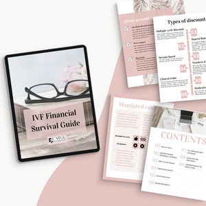 IVF Financial guide - IVF planner- Surrogate gift- Infertility gift- Fertility gift- Mom gift- Ttc gift- Sympathy gift- IVF gift- faith gift