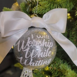 IVF ornament- Fertility and faith ornament- IVF gift - infertility gift - Fertility care package - infertility ornament