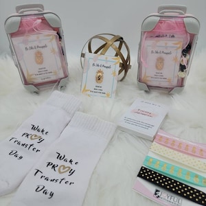 Kit de voyage d'une journée avec transfert de cadeau FIV - Cadeau FIV- Forfait soins de fertilité - Cadeau maternité de substitution- Planificateur de FIV- cadeau infertilité- cadeau TTC- cadeau fertilité