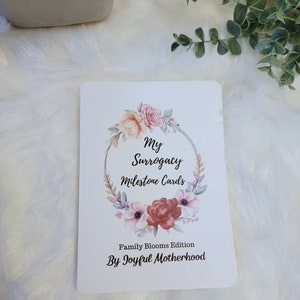Cartes Jalon GPA- Édition Family Blooms- Cadeau FIV- Cadeau fertilité- Cadeau infertilité- Cadeau GPA- Cadeau TTC- Carte FIV - Carte TTc-
